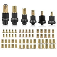 60個入りリベットナットセット、M3-M10プレスインナット用リベットナットプライヤー6本セット M3-M12 M3M…