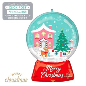 ガスなし　クリスマス　スタルジックワンダーランドスノーグローブ　レインディア　トナカイ　クリスマス装飾　店舗装飾 プレゼント バルーン サプライズ ギフト パーティー Christmas Balloon Party 風船 お祝い 装飾 飾り付け