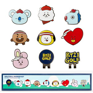 BT21 �r�[�e�B�[�C�V�r�� HOLE IN ONE �z�[���C������ �}�[�J�[ Lucky 7 SET BT21 GOLF �S���t