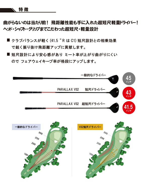 楽天市場】【短尺/超短尺】 リンクス パララックス VS-2 HCR 