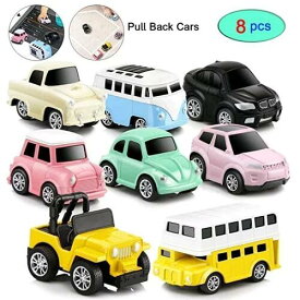 【スーパーSALE 10%OFF】車おもちゃミニカーセット プルバックカー 8 台セット おもちゃ 子供 1歳 2歳 3歳 4歳 誕生日プレゼント 男の子 女の子　入園祝い 贈り物 プレゼント　出産祝い