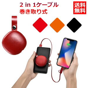 2in1 [dP[u iphone type-c ^Cvc AhCh } |PbgTCY P[u lightning type C android 2IN1P[u fh~ 킢 [dP[u [dR[h  ݂ɂ RpN