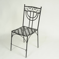 アイアンのお洒落なガーデンチェア チェア ガーデンチェア chair ブラック アンティーク アイアン 鉄製 ガーデン 庭 クラッシック ヨーロピアン 高級ガーデンチェアアイアン製CM 送料無料！