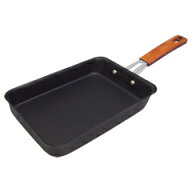長谷元 IH対応 鉄製玉子焼きM HLH-0011 （日本製・電磁調理器対応・鉄玉子焼き器・卵焼き器・エッグパン）