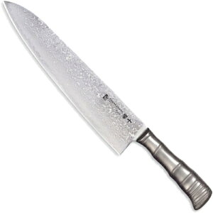 片岡製作所 竹 響十 TAMAHAGANE 牛刀270mm TKT-1103 (日本製・国産・牛刀包丁・シェフナイフ・庖丁・63層ダマスカス鋼・Kyoto)
