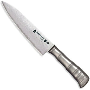 片岡製作所 竹 響十 TAMAHAGANE 牛刀180mm TKT-1106 (日本製・国産・牛刀包丁・シェフナイフ・庖丁・63層ダマスカス鋼・Kyoto)