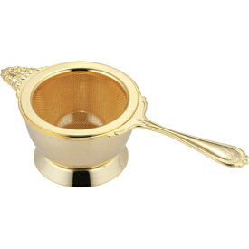 高桑金属 ヌーブルティーストレーナー ゴールド 400829 （日本製・食洗機対応・金メッキ・茶漉し・茶こし・エルフィン・elfin）