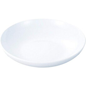 エンテック 給食用食器 深皿 小 メタ型 No.33 ホワイト （日本製・メラミン食器・給食食器・千羽鶴印・洋皿・ENTEC）