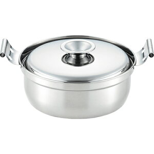 タマハシ 味名人 丁度鍋16cm AM-16W (電磁調理器対応・IH対応・食洗機対応・卓上・1〜2人用の少量鍋・小鍋・両手鍋)