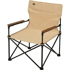 カワセ バンドック ディレクターチェア ロー ベージュ BD-123BE （キャンプ用品・アウトドア用品・レジャー用品・折り畳みイス・折りたたみ椅子・BUNDOK）