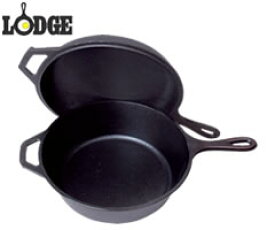 ロッジ／LODGE　ロッジロジック　コンボクッカー　LCC3　（IH対応・片手鍋・スキレット・鉄鍋）　[n]