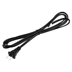 T�p���[���C�� �����v���C�� US�v���O�����v�R�[�h SPT-2 18AWG UL�F�� �����v�C���������i �u���b�N 1.8M