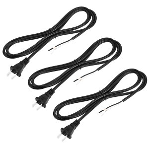 TUS�v���O�����v�R�[�h �d���� �p���[���C�� SVT 18AWG �u���b�N UL�F�� 1.8M 3�{����