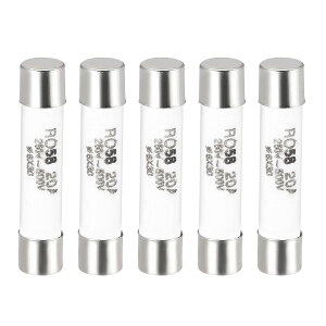 T �Z���~�b�N�J�[�g���b�W�q���[�Y 20A 500V 6x30mm �Z���~�b�N�q���[�Y �t�@�X�g�u���[ �u�� �A���t�@�C�A �ȃG�l �����v�o���X�g�p 5