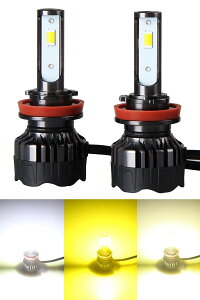 LED�w�b�h���C�g H4 Hi/Lo 3�F���x�ؑ� ��̎� ���~�j �R���p�N�g �t�H�O�����v led�o���u DC12V�ԗp 28W ���ʔ��� 6000K 3000k 4300k