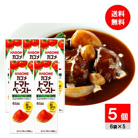 【5箱セット】カゴメ トマトペーストミニパック 18g×6袋入り 離乳食 ベビーフード