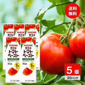 【5箱セット】カゴメ トマトペーストミニパック 18g×6袋入り 離乳食 ベビーフード