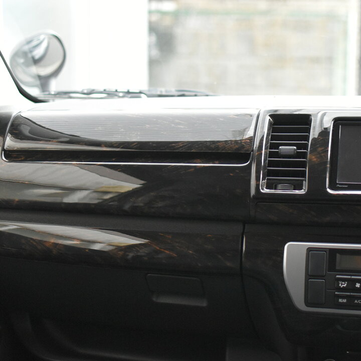 楽天市場】ハイエース 200系 インテリアパネル 15ピース 4型 5型 6型 7  