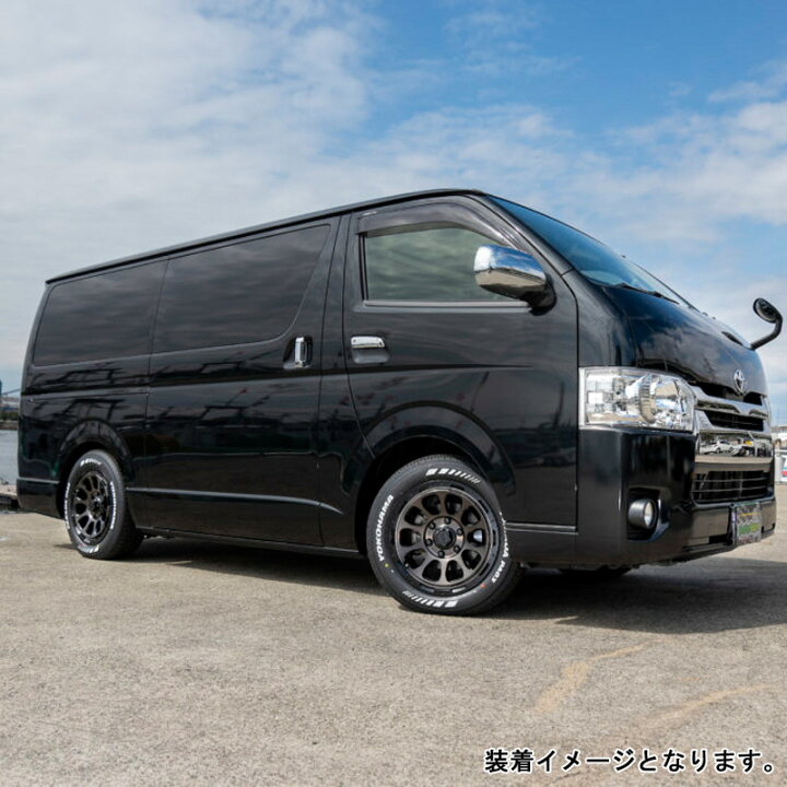 楽天市場】ハイエース D10 (ディーテン) マットブラック DCリム 16x7J 
