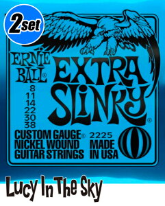 ERNIEBALL ( A[j[{[ ) GL Extra Slinky #2225m.008-.038n2set