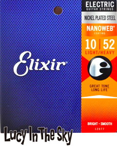 Elixir ( �G���N�T�[ ) �G���L�� NANOWEB Light Heavy #12077�m.010-.052�n