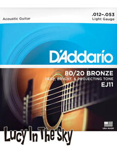 D'Addario i __I j ARM 80/20 Bronze Wound Light #EJ11m.012-.053n
