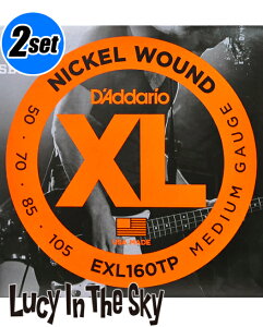 D'Addario i __I j x[X Nickel Wound Bass Medium #EXL160TPm.050-.105n2set