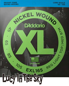 D'Addarioi__Ijx[X Nickel Wound Bass Light Top Medium Bottom #EXL165m.045-.105n