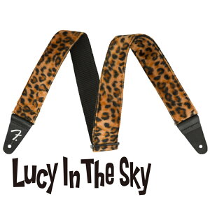 Fender ( tF_[ ) M^[ Xgbv Wild Leopard Print Strap,2"