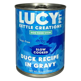 ルーシーペットフード ドッグシチュー ダック 354g ドッグフード ナチュラルペットフード 【LUCY PET FOOD】 全年齢・全犬種対応 ウェットフード アレルギー対応