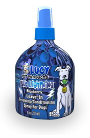 ルーシーペット コンディショニングスプレー ブルーライトニング 237ml 犬用コンディショナー 【LUCY PET FOOD】 植物由来成分 洗い流さないコンディショナー スプレータイプ
