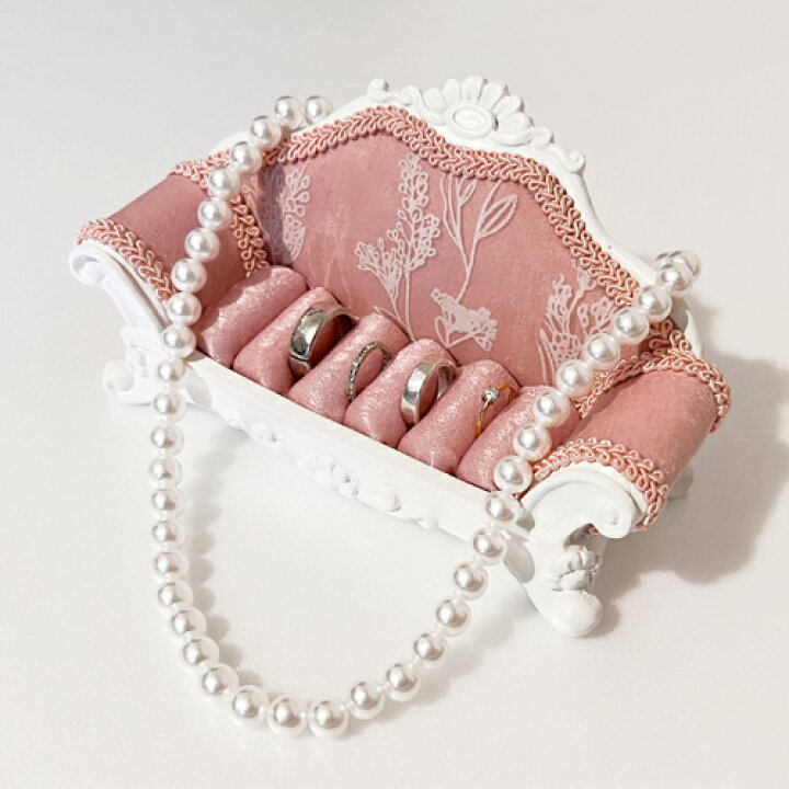 楽天市場】【ディスプレイ用品】 ソファ型 アクセサリー/リング ケース 