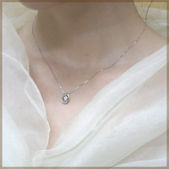 楽天市場】K18YG/PG/WG【0.08ct】ダイヤモンドペンダントネックレス 