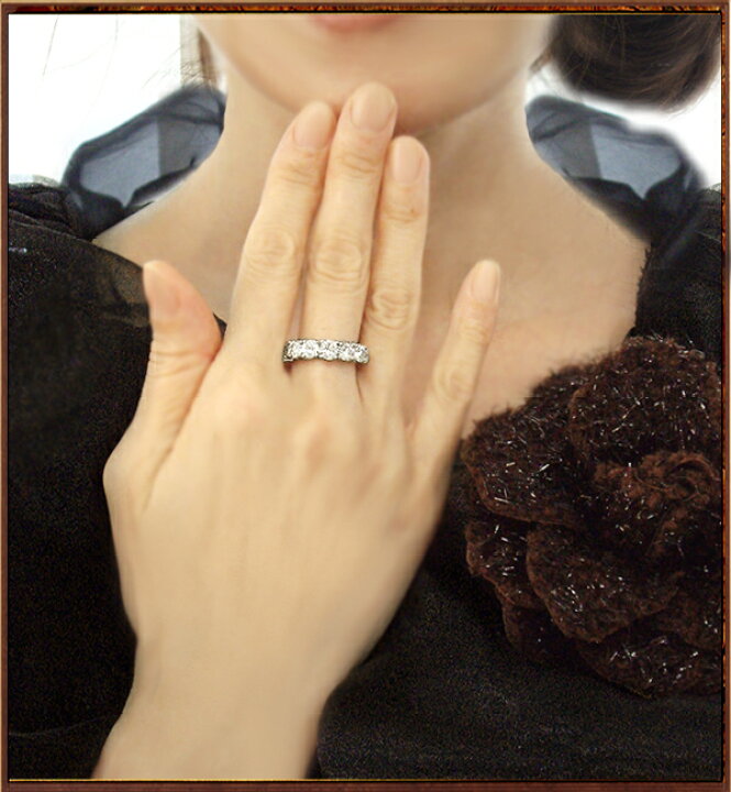 楽天市場】K18YG/PG/WG【3.0ct】ダイヤモンド エタニティリング 指輪 