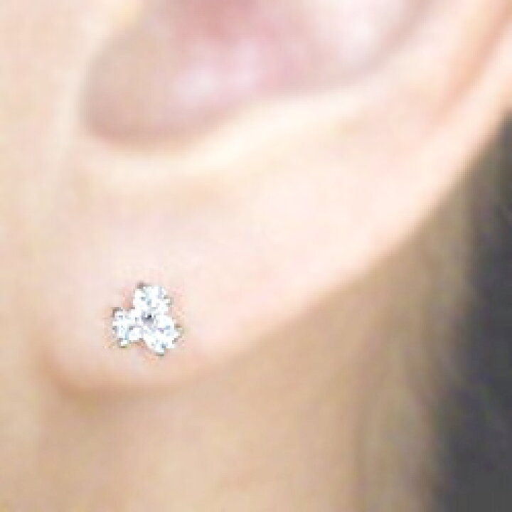 楽天市場】【大特価】K18YG/PG/WG【0.08ct】フラワーダイヤモンド 