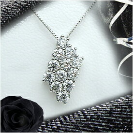 豪華☆K18YG/PG/WG【1.0ct】ダイヤモンド パヴェ ネックレスペンダント『Carre』[SIクラス F～Dカラー 無色透明 GOOD～VERYGOOD] ハートアンドキューピット結婚記念日 誕生日 母の日 ギフト 贈り物 記念日【送料無料】