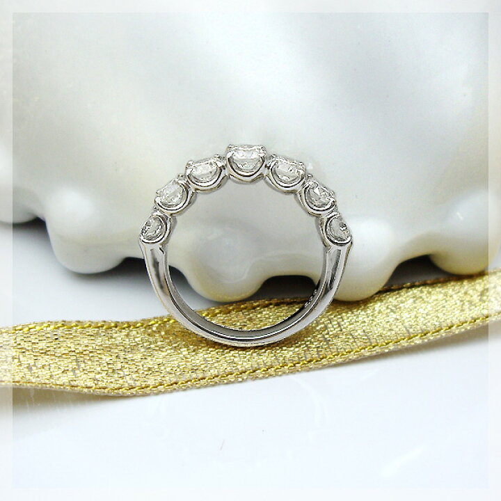 楽天市場】pt950 2.2ct ダイヤモンド エタニティリング 指輪 