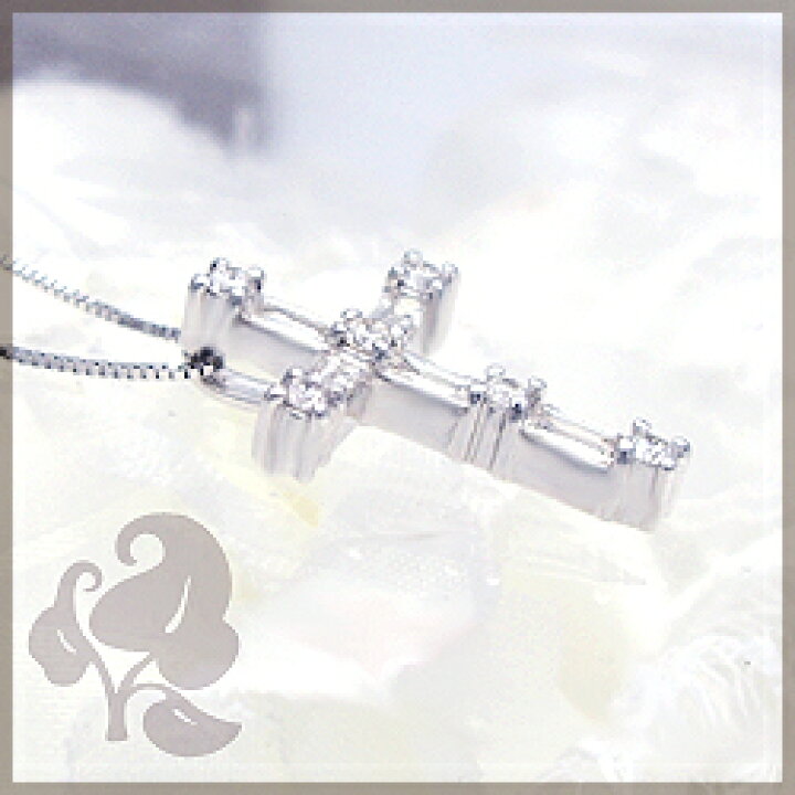 楽天市場】K18YG/PG/WG【0.40ct】バケットカット ダイヤモンドクロス 