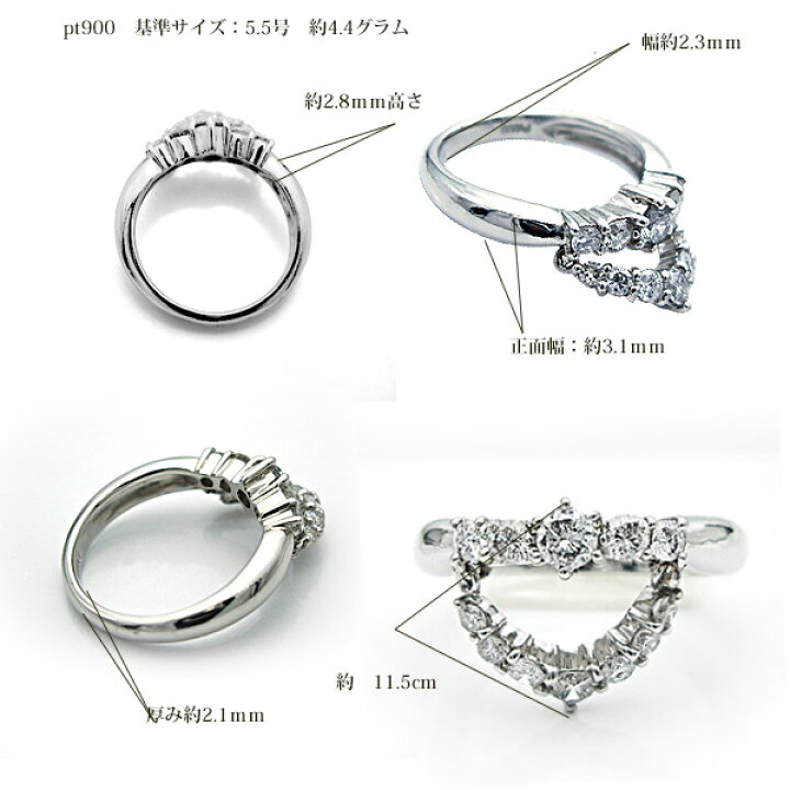 楽天市場】K18YG/PG/WG【0.5ct】ダイヤモンドリング 指輪『ピンキー 