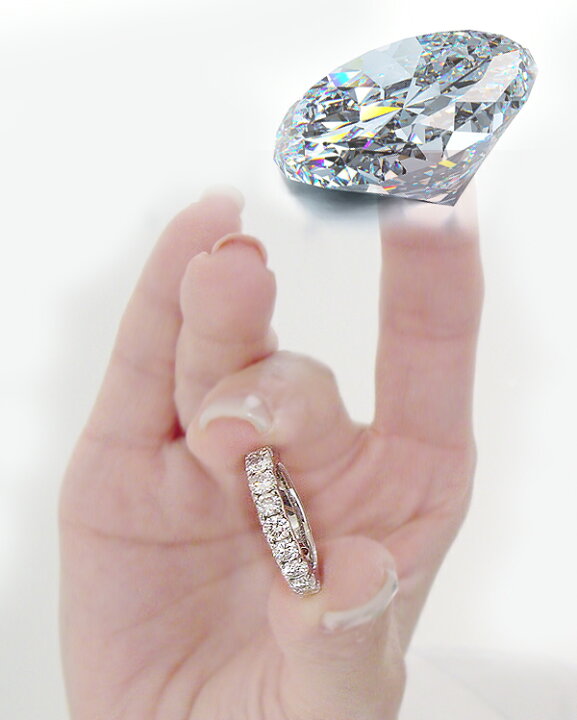 楽天市場】pt950【3.0ct】ダイヤモンド フルエタニティリング 
