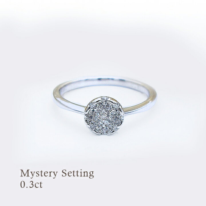 楽天市場】K18YG/PG/WG【0.3ct】 サークル フラワー ダイヤモンド 