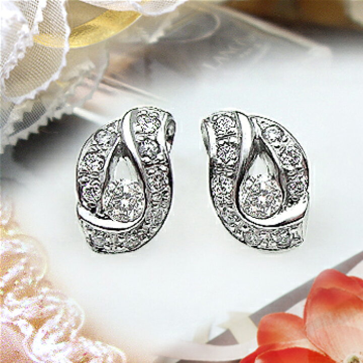 楽天市場】K18YG/PG/WG【0.30ct】一粒 ダイヤモンドピアス［SIクラス F  