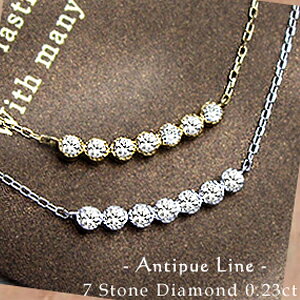 K18YG/PG/WGy0.23ctz_ChCy_gwLine Antiquex[SINX F`DJ[ F GOOD`VERYGOOD] n[gAhL[sbgC͓I18 18K ZuXg[yz