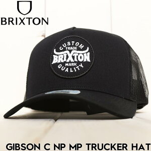 ���b�V���L���b�b�v �X�q BRIXTON �u���N�X�g�� GIBSON C NP MP TRUCKER HAT 11798 BKBLK ���{�㗝�X���K�i