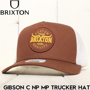 ���b�V���L���b�b�v �X�q BRIXTON �u���N�X�g�� GIBSON C NP MP TRUCKER HAT 11798 BRWOW ���{�㗝�X���K�i