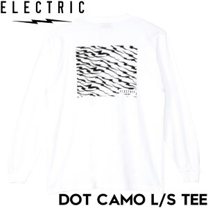�����O�X���[�uTEE ����T ELECTRIC �G���N�g���b�N DOT CAMO L/S TEE E25ST01 WHT ���{�㗝�X���K�i