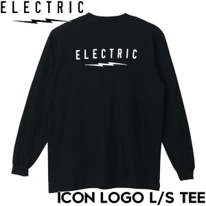 �����O�X���[�uTEE ����T ELECTRIC �G���N�g���b�N ICON LOGO L/S TEE E25ST07 BLK ���{�㗝�X���K�i