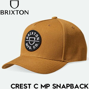 �X�i�b�v�o�b�N�L���b�v �X�q BRIXTON �u���N�X�g�� CREST C MP SNAPBACK 11001 COBLK ���{�㗝�X���K�i