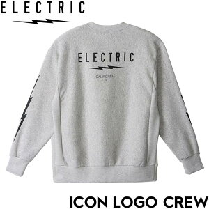 �X�E�F�b�g�g���[�i�[ �N���[�l�b�N ELECTRIC �G���N�g���b�N ICON LOGO CREW E24FU07 GRY ���{�㗝�X���K�i