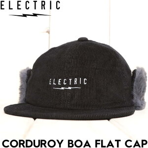 コーデュロイボアキャップ ELECTRIC エレクトリック CORDUROY BOA FLAT CAP E24FC13 BLK 日本代理店正規品